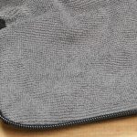 「丸めて収納できる 傘袋」の内側のアップ