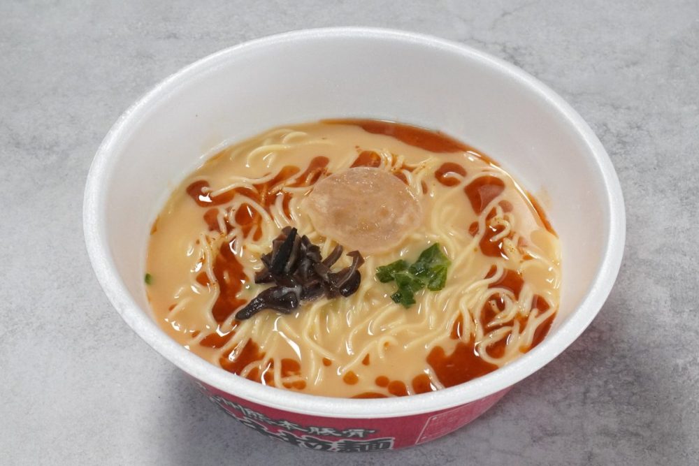 日清食品「九州熊本豚骨 味千拉麺」