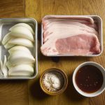 WBC新たま肉巻き」の材料