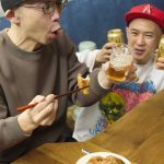 アサヒゴールドと「WBC新たま肉巻き」を実食。