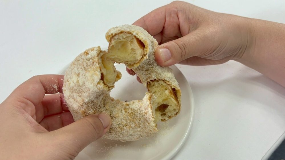 サクサク＆ザクザクな食感が個人的に好きなので、『サクぽふん ミルクシュガー』にハマった！