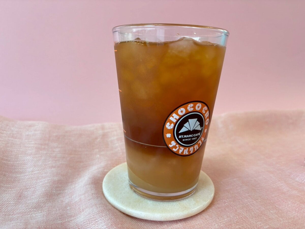 サンマルクカフェ 濃密ピーチティー