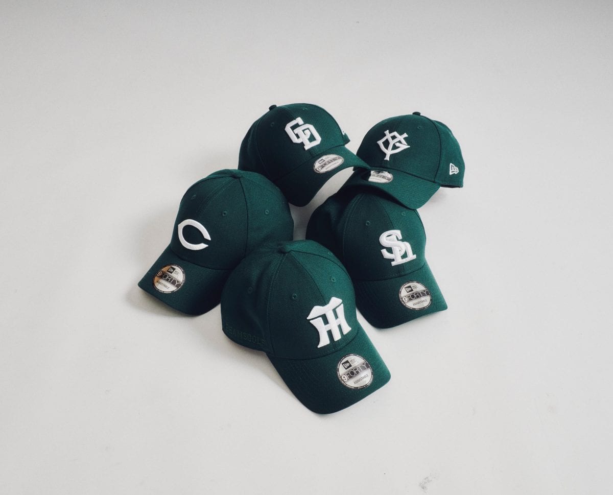 ニューエラ×ビームス ゴルフ　NPB5球団・別注キャップ