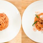 左がビフォー、右がアフター。ちょい足し食材により、レストランばりの見た目となるのです