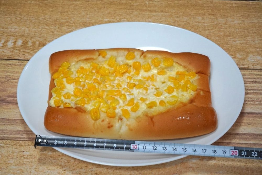つぶつぶコーンマヨネーズのサイズ