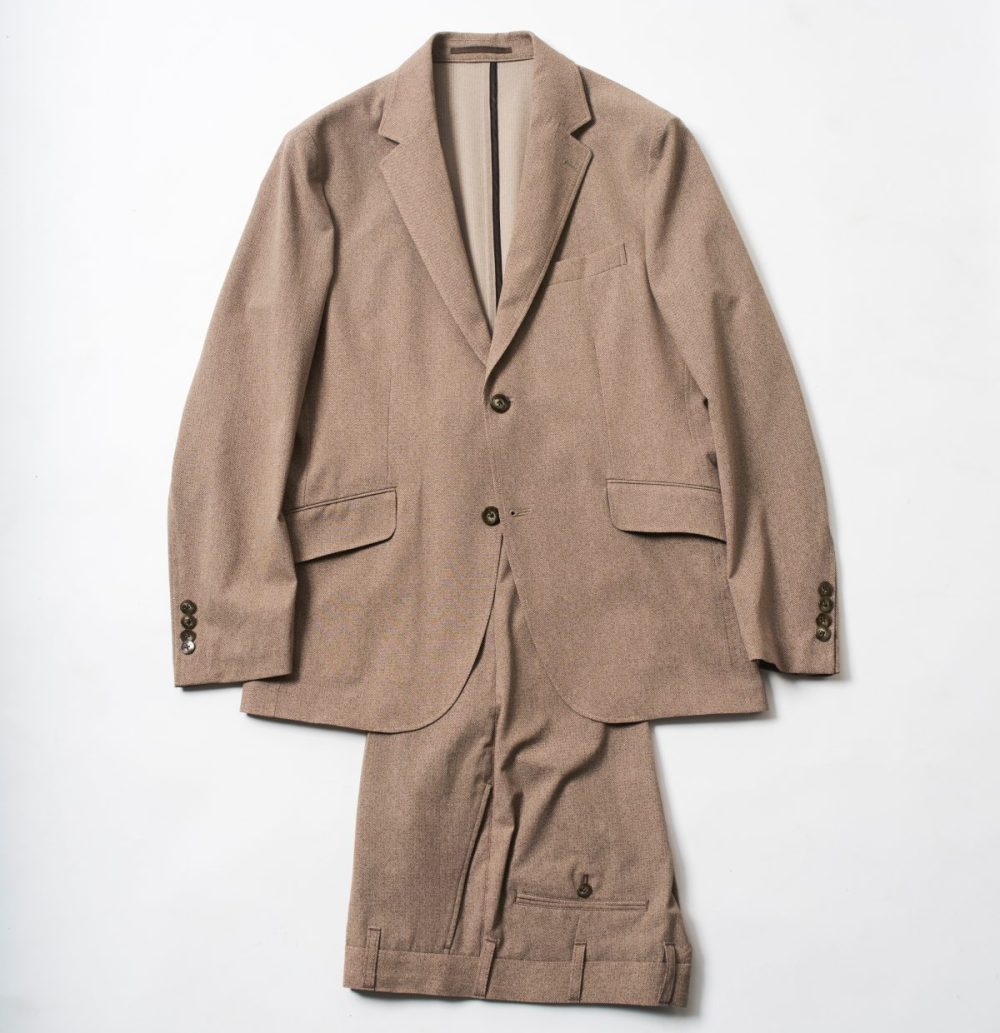 メンズビギ　【ACTIVE TAILOR】Dot Air ヘリンボーンジャケット、【ACTIVE TAILOR】Dot Air ヘリンボーンパンツ