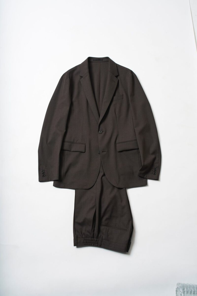 ナノ・ユニバース　｢DamerinoSelect｣JAPANfabric ウールストレッチ ジャケット、｢DamerinoSelect｣JAPANfabric ウールストレッチ パンツ