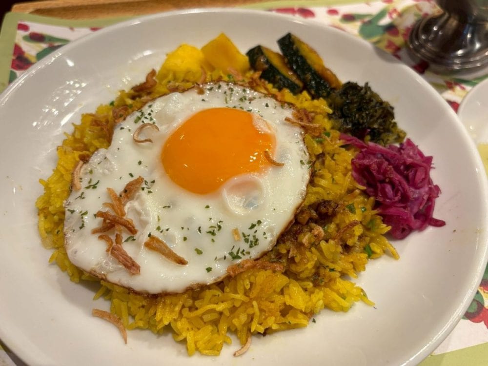 まずは「ジャワ風ドライカレー」をそのままで