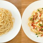 左がビフォー、右がアフター。一気に食欲をそそる見た目となるのです