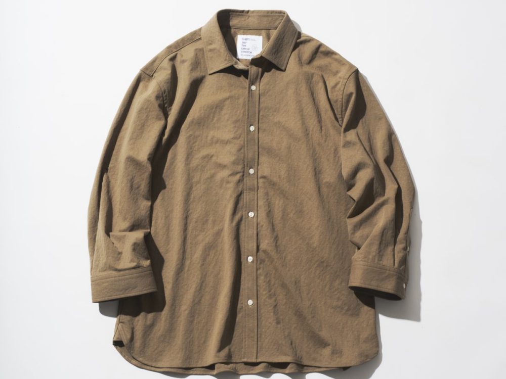 シップス エニィ 360° THE CIRCLE STRETCH リネン ミックス センタークリース イージーパンツ ¥9,900