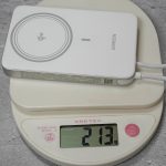 10000ｍAhのモバイルバッテリーとしては軽量な方