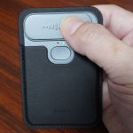 「デュアルファンクションモードスイッチ」を左にスライドすると録音開始
