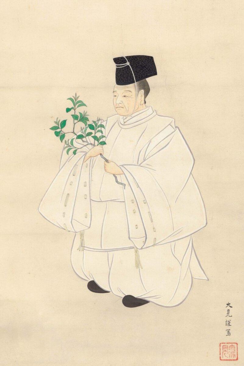永谷宗七郎の肖像画
