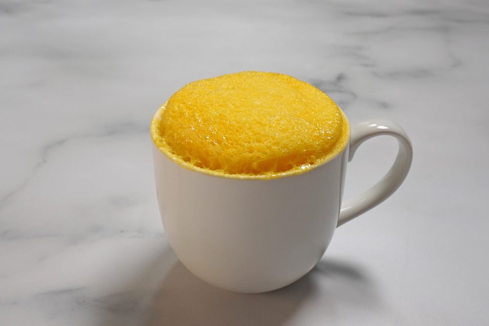 マグカップでふわふわケーキが作れる！