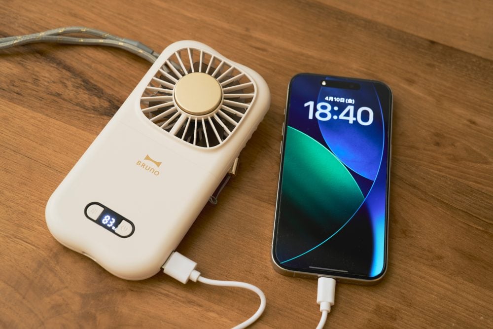 緊急時のスマホ充電に！