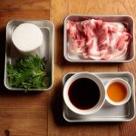 肉つまみ「ポン酢ロリアン＆豚ロースー」の素材