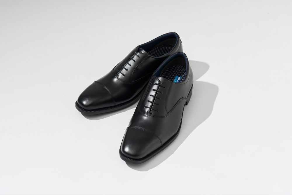 ホーキンス 通気性 ストレートチップ BLACK ¥12,100