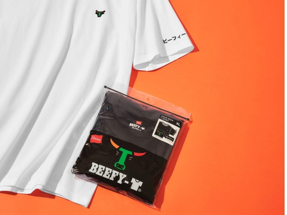 Hanes×セブン-イレブン BEEFY-TクルーネックTシャツ