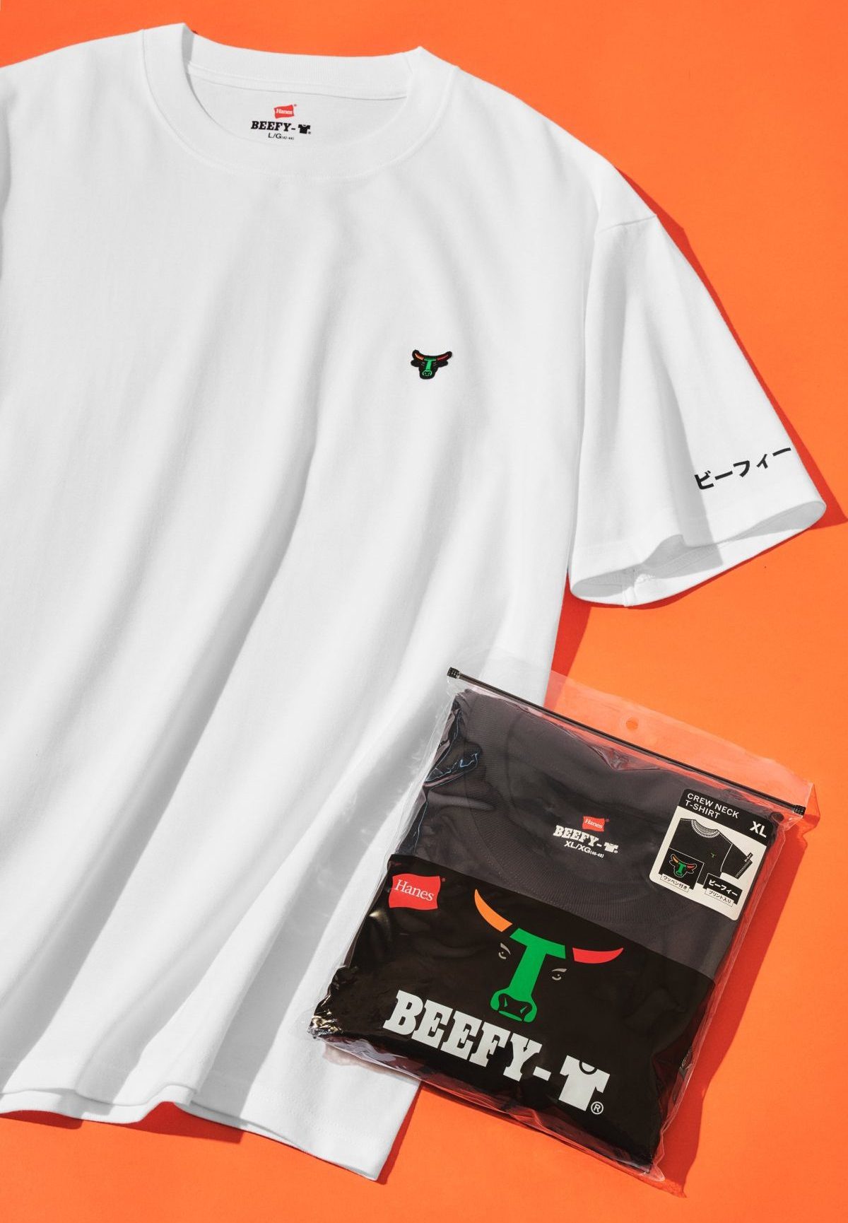 Hanes×セブン-イレブン BEEFY-TクルーネックTシャツ