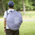 背負って持ち運べる収納ケースも便利