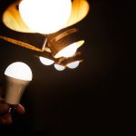 ＜日常＞ 工事不要でいつもの電球を取り替えるだけ！