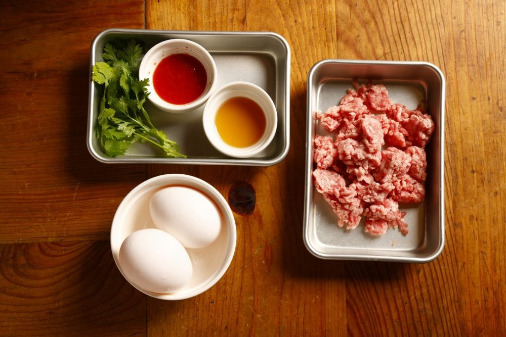 「ブルースカイジャオ」の材料