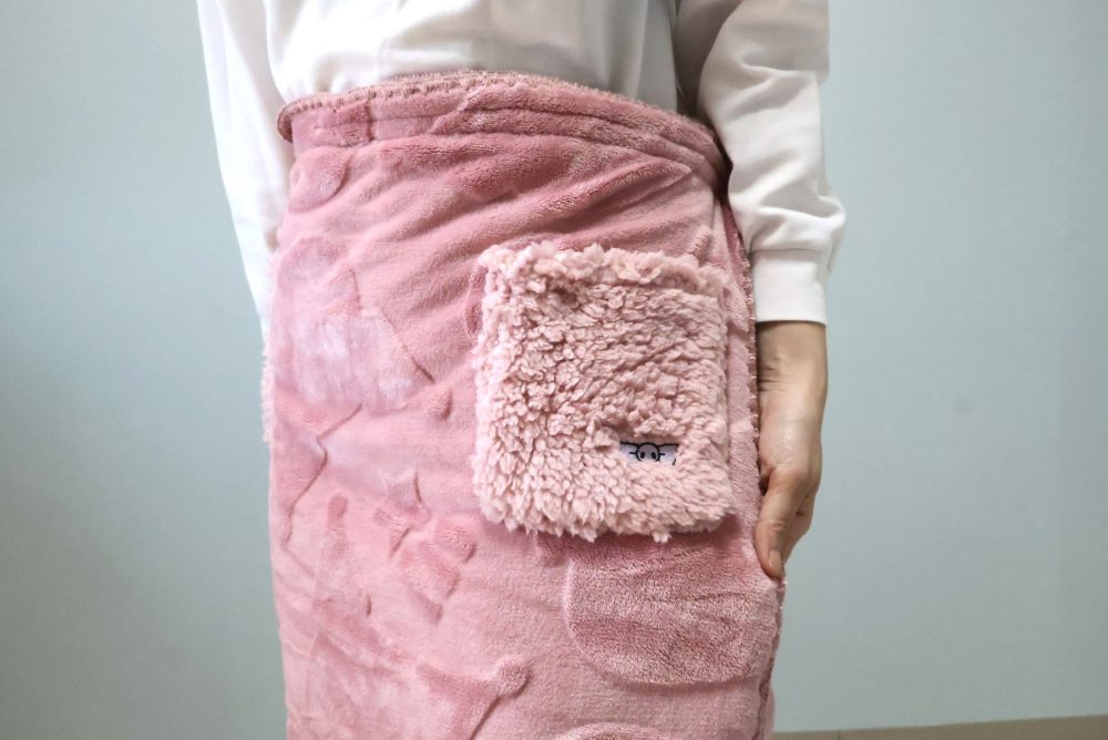 クロミちゃんのリボンの刺繡付き
