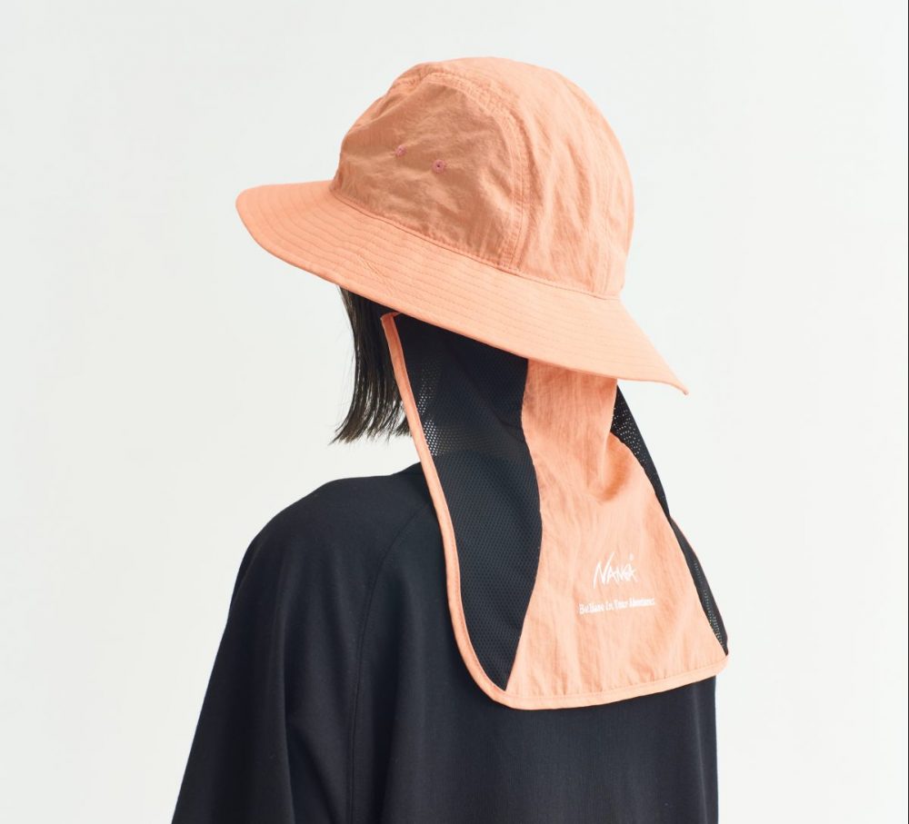 「NYLON TUSSER SUNSHADE HAT」￥7,700／S.ORG