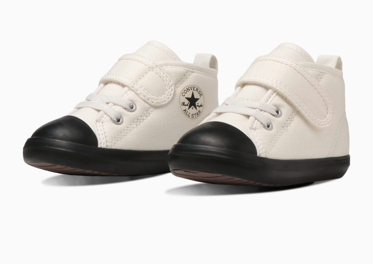 「BABY ALL STAR N BLACKBOTTOM V-1」￥5,390／オフホワイト/ブラック