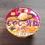 東洋水産「マルちゃん正麺 カップ もやし&背脂 醤油豚骨」