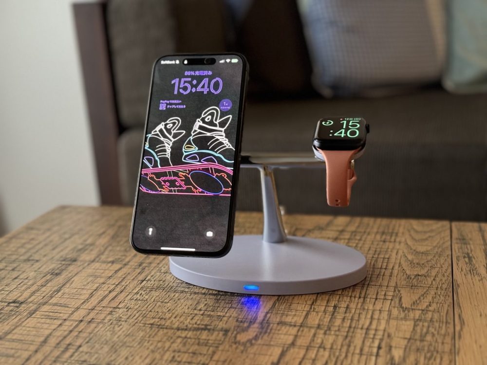 iPhoneとApple Watchが同時に充電できる