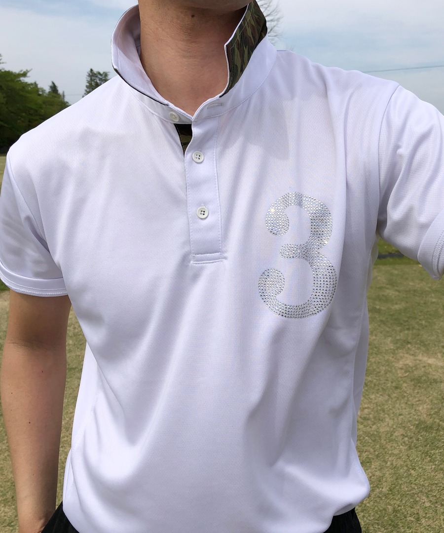 メンズビギの別注ポロシャツはゴルファーにぴったりのデザイン！