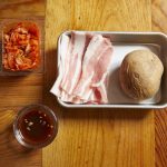 豚肉とキムチとジャガイモの ＢＫＪダイナマイト炒めの材料