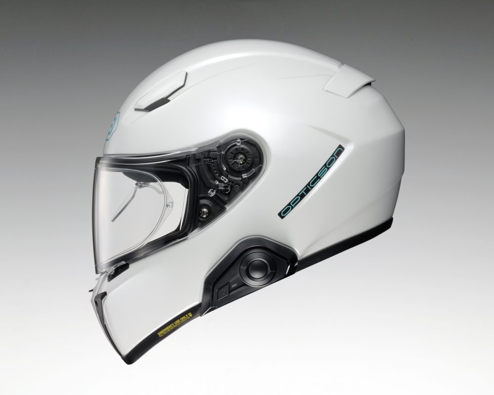 SHOEIの近未来系ヘルメット「OPTICSON」（写真提供／SHOEI）