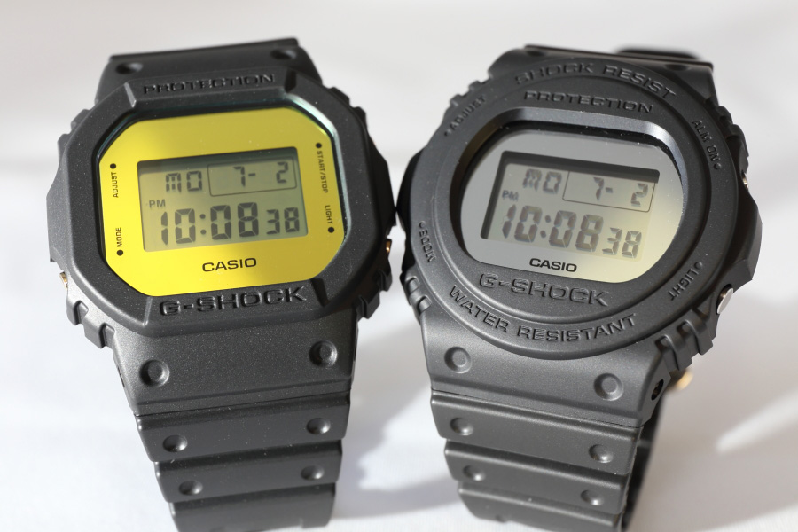 シンプルなのにド派手！？顔も映り込むミラーG-SHOCK！