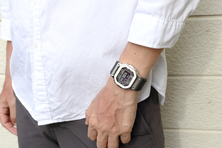 贅沢屋の G-SHOCK GMW-B5000-1JF 純正メタルバンド仕様 - 腕時計 