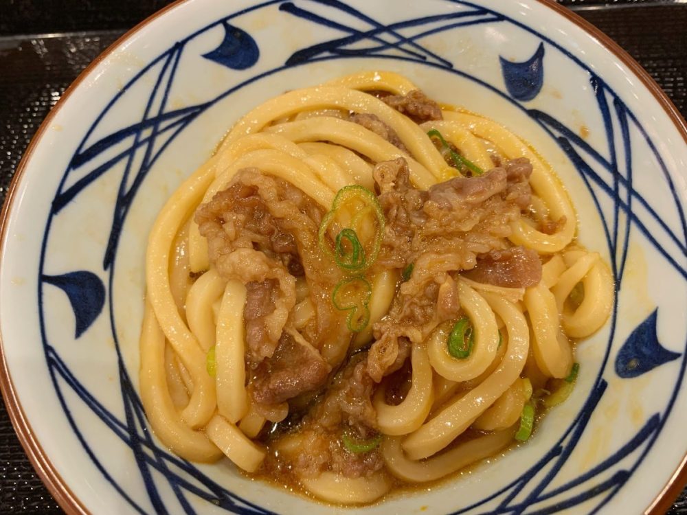 焼きたて牛すき釜玉うどん