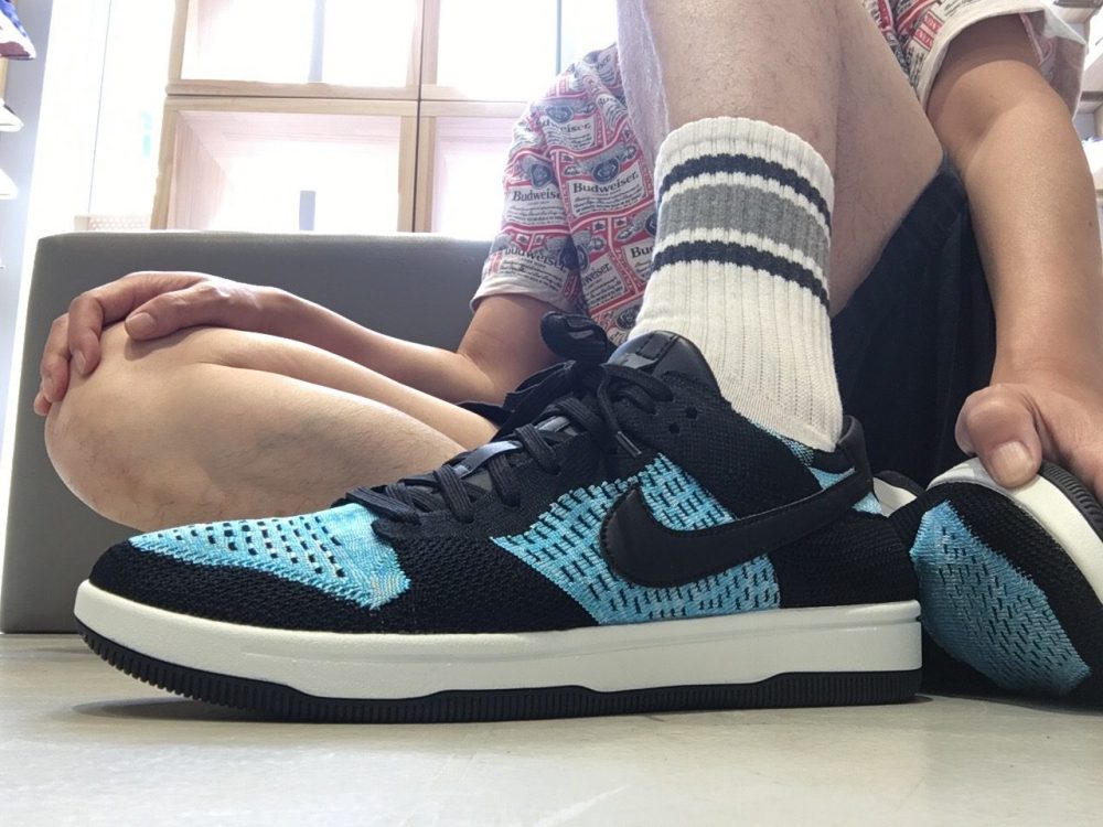 NIikeDunkLowFlyknit BlueSummit ダンクフライニット