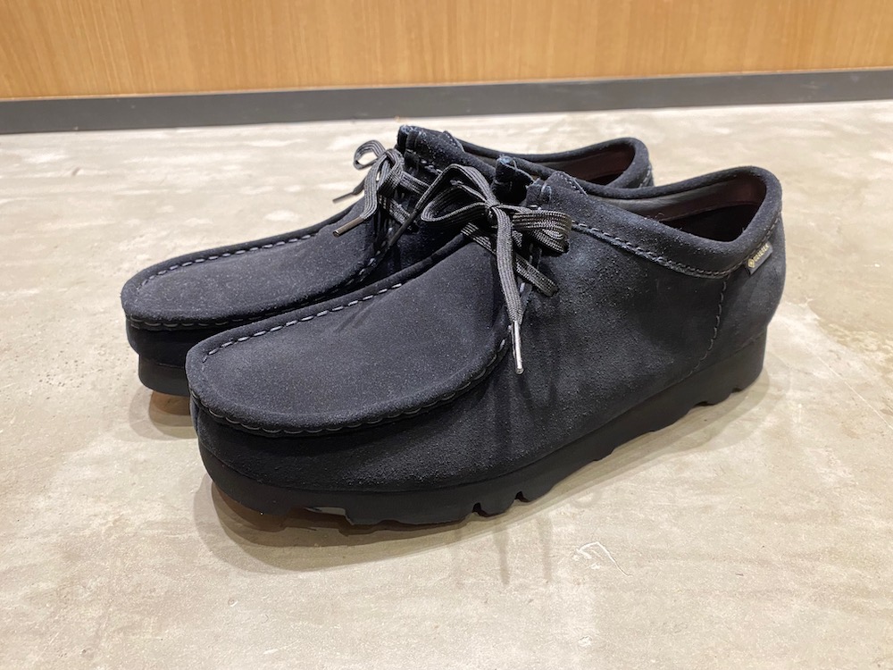 靴/シューズ新品　クラークス　ワラビー　ゴアテックス　ブラック　UK7　ローカット
