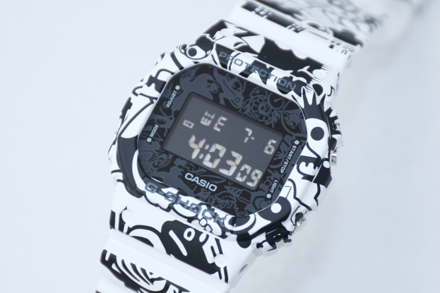 あのキャラどこかな？ G-SHOCK「DW-5600GU-7JR」にMaster of G歴代18 