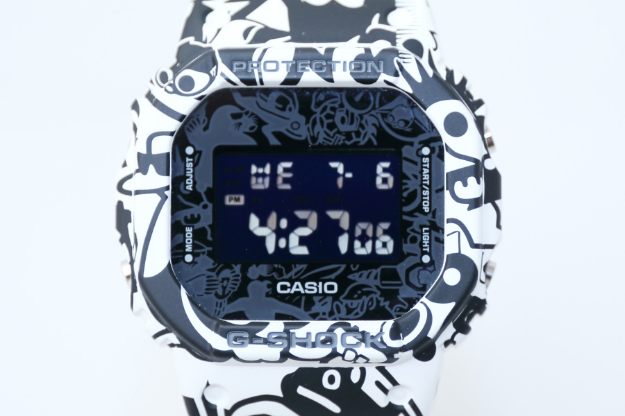 あのキャラどこかな？ G-SHOCK「DW-5600GU-7JR」にMaster of G歴代18種類のキャラが大集結！