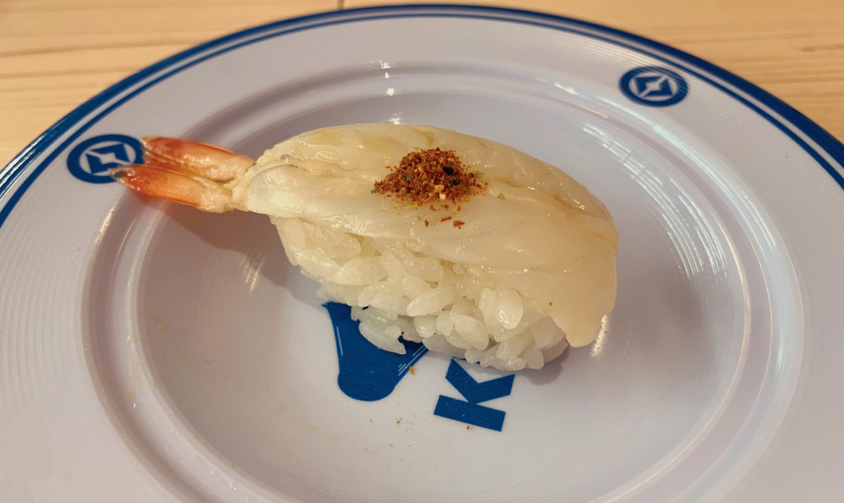 生エビはプリップリの食感になって、まるで別のネタを食べているよう