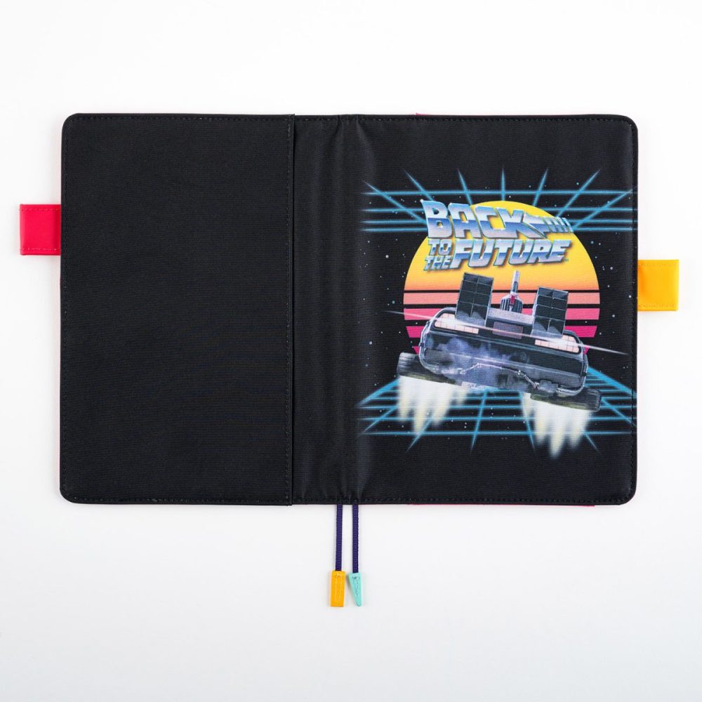 「カズンサイズ（A5）手帳カバー Back to the Future タイムマシン（ホバー・コンバージョン）」￥5,500