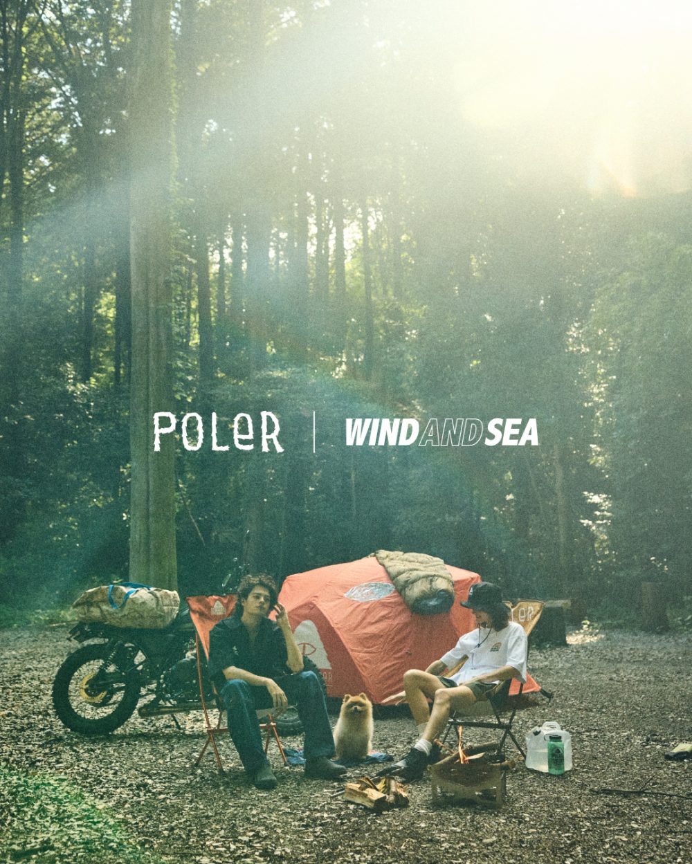 潮と山を感じる珠玉のコラボ！WIND AND SEAとPOLERが初ダッグ！