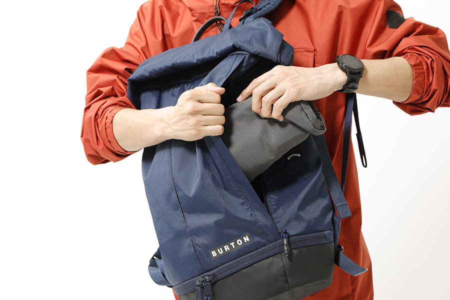 目的やシーンで選べるバートンのバッグは使い手の自由度が高い 