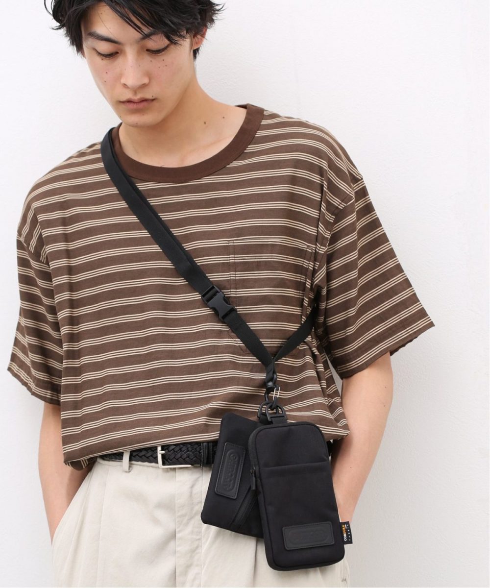 「WALLET POUCH SET SHOULDER」￥8,250／WALLET＝H10×W15㎝、POUCH＝H18×W10×D1.5㎝