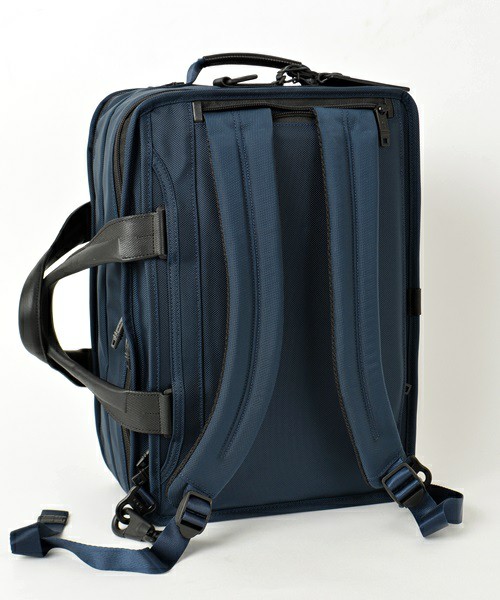 TUMI×SHIPS別注ネイビー 3WAY ALPHA2 ブリーフ studioarabiya.com