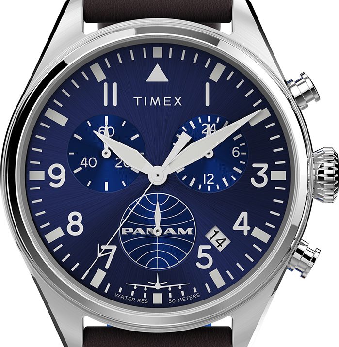 TIMEX 奇跡のコラボ時計】伝説的エアライン“パンナム航空”モデルのクロノ、3針に大注目！ |  【公式】モノマックス（MonoMax）｜付録、カバン、時計、家電、カップ麺などの情報を詳しく解説！