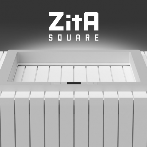 さくらドームは、自動開閉式ゴミ箱「ZitA」の次世代モデルとして「ZitA SQUARE」をローンチ