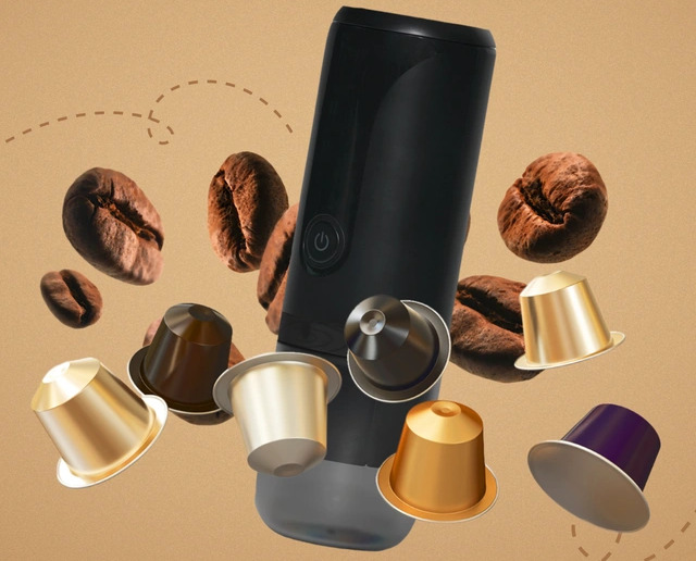 「ポータブルコーヒーメーカー VERO」はNespressoカプセルに対応する